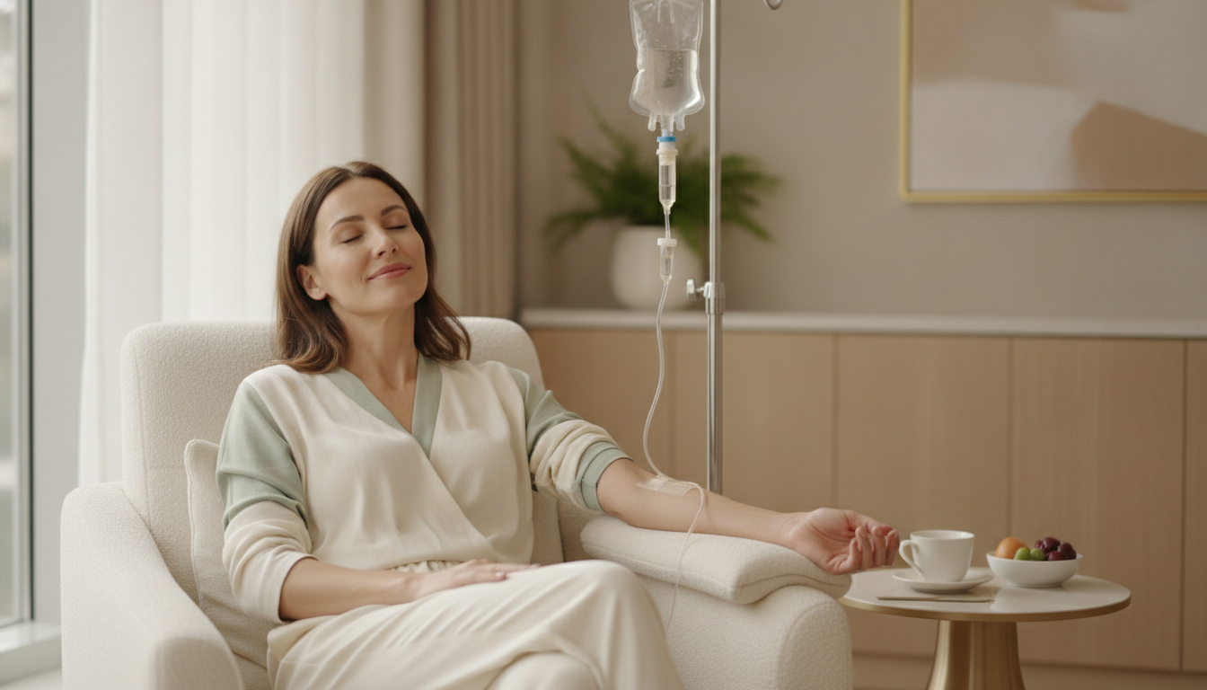IV therapy treatment session duration